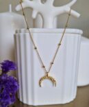 Łańcuszek pozłacany Księżyc